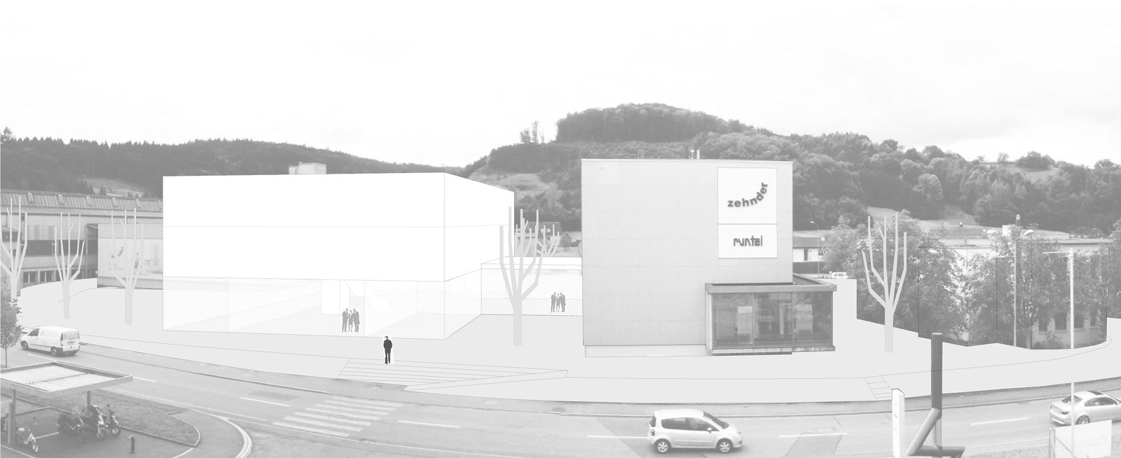 mlzd zgg Schulungshaus Zehnder Group aussen