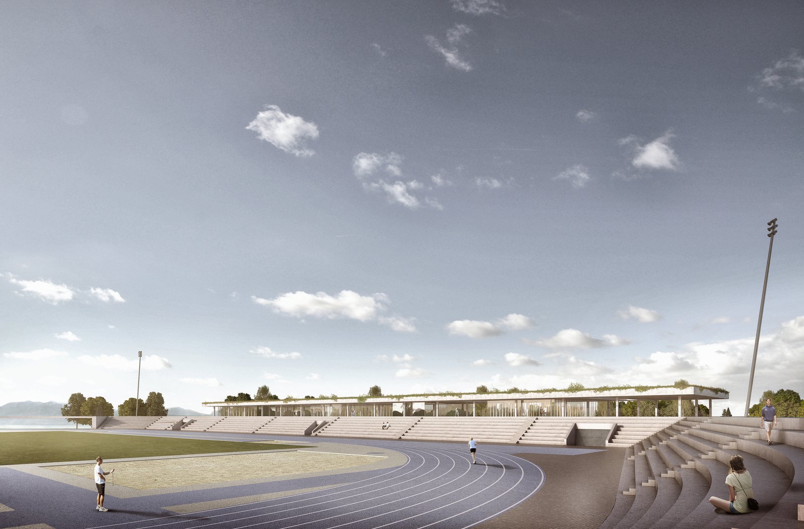 mlzd scl Leichtathletikstadion Lausanne innen