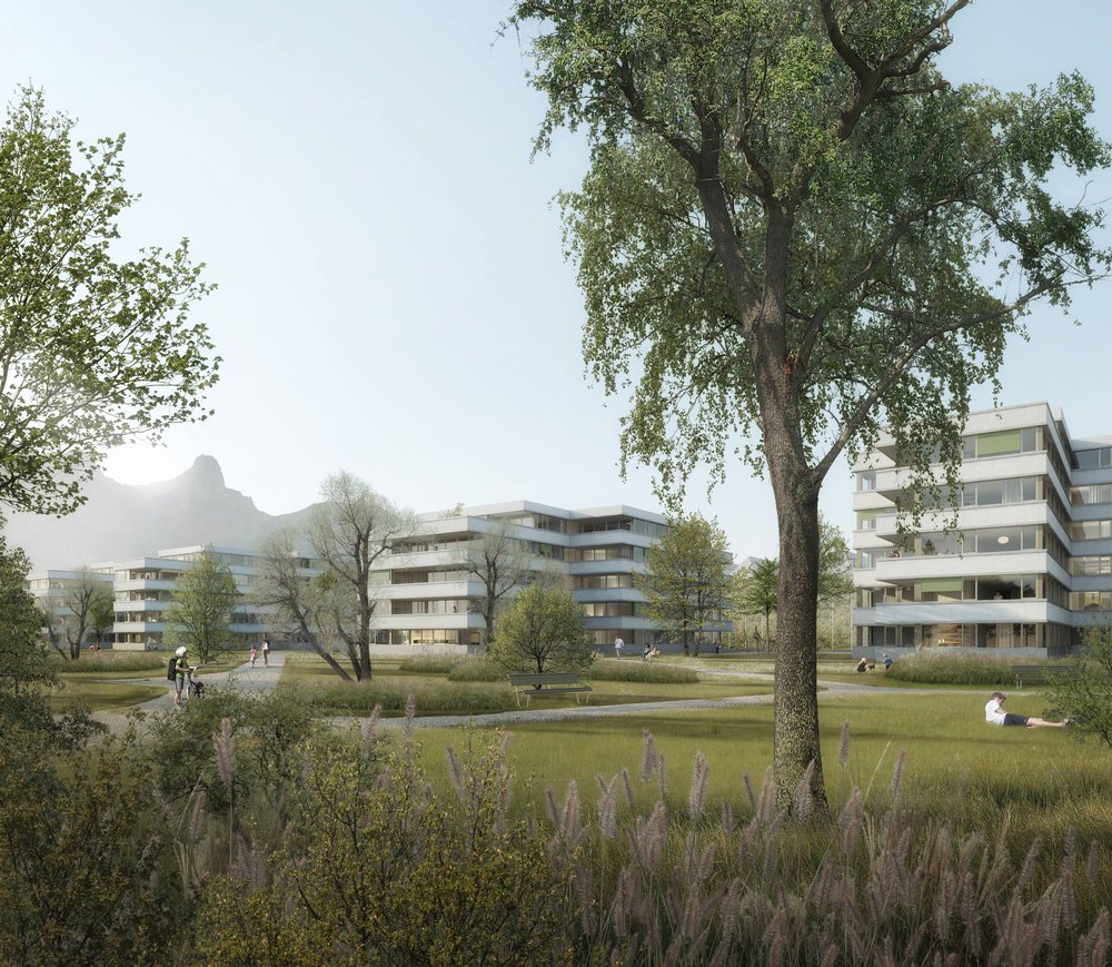 HOFFMANN NEOPAC THUN, Neubau Wohnüberbauung