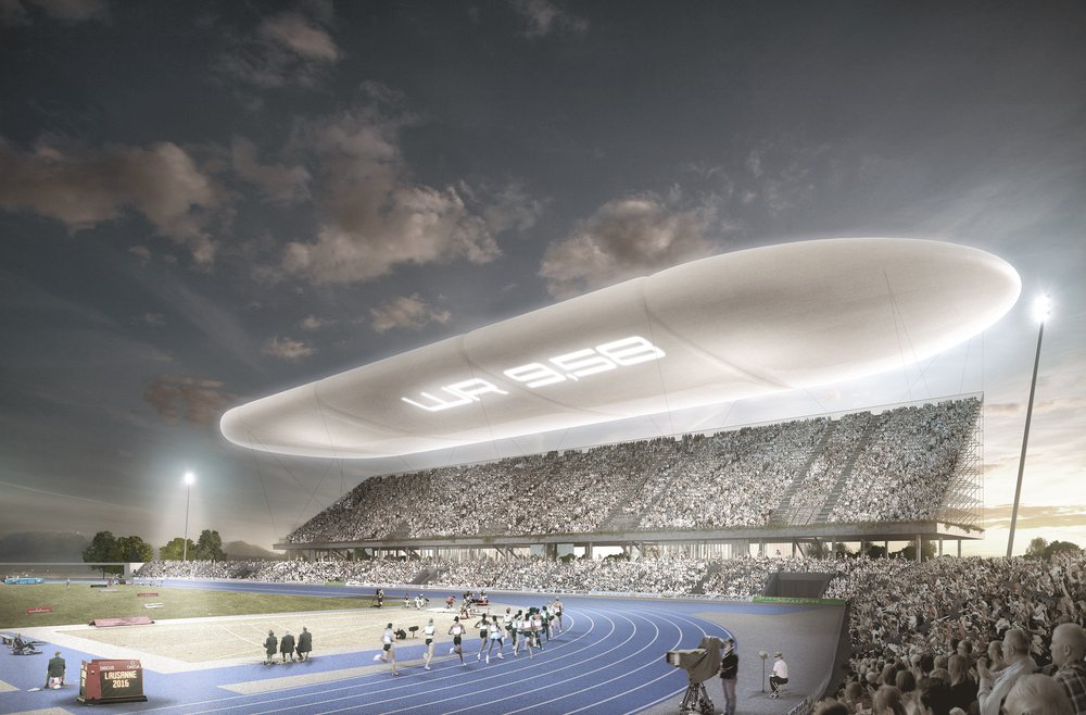 STADE DE COUBERTIN, Umbau