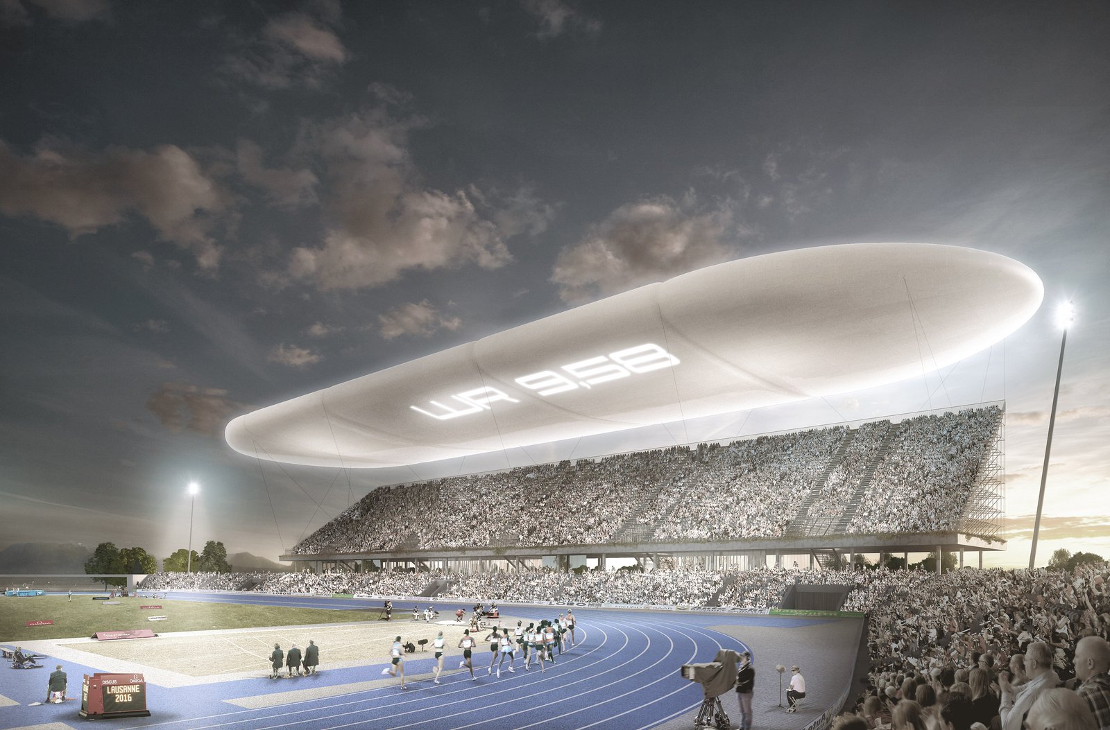 mlzd scl Leichtathletikstadion Lausanne innen