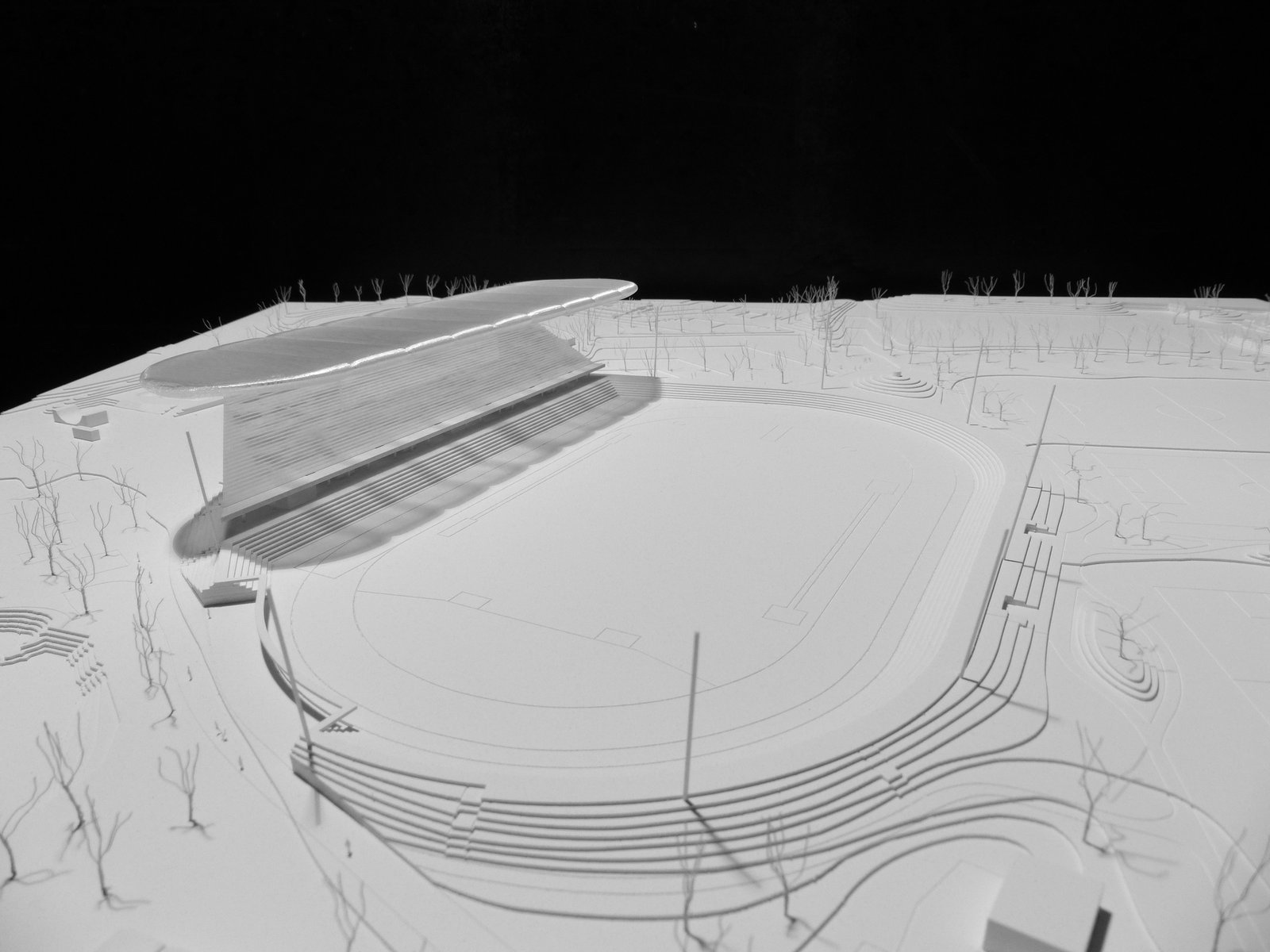mlzd scl Leichtathletikstadion Lausanne Modell