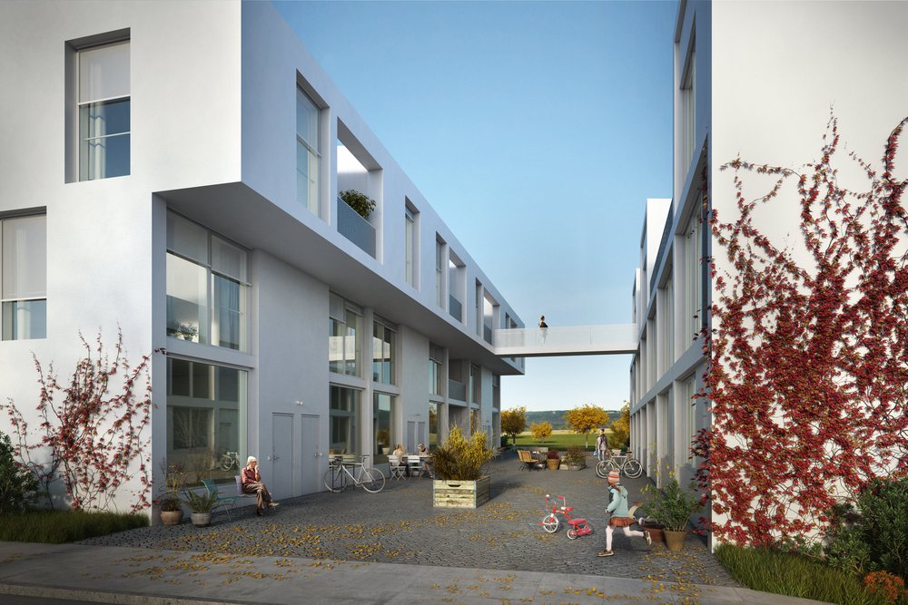 WOHN- UND GEWERBEGEBÄUDE, Neubau