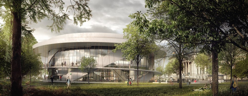 BESUCHER-UND INFORMATIONSZENTRUM DES DEUTSCHEN BUNDESTAGES, Neubau