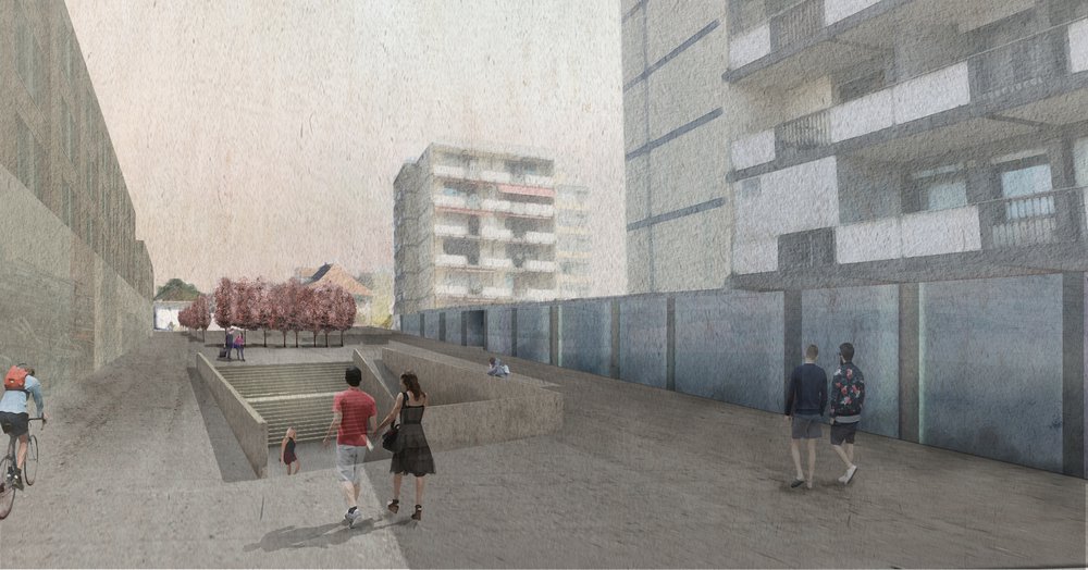 HAUPTBAHNHOF SÜD, städtebauliche Studie