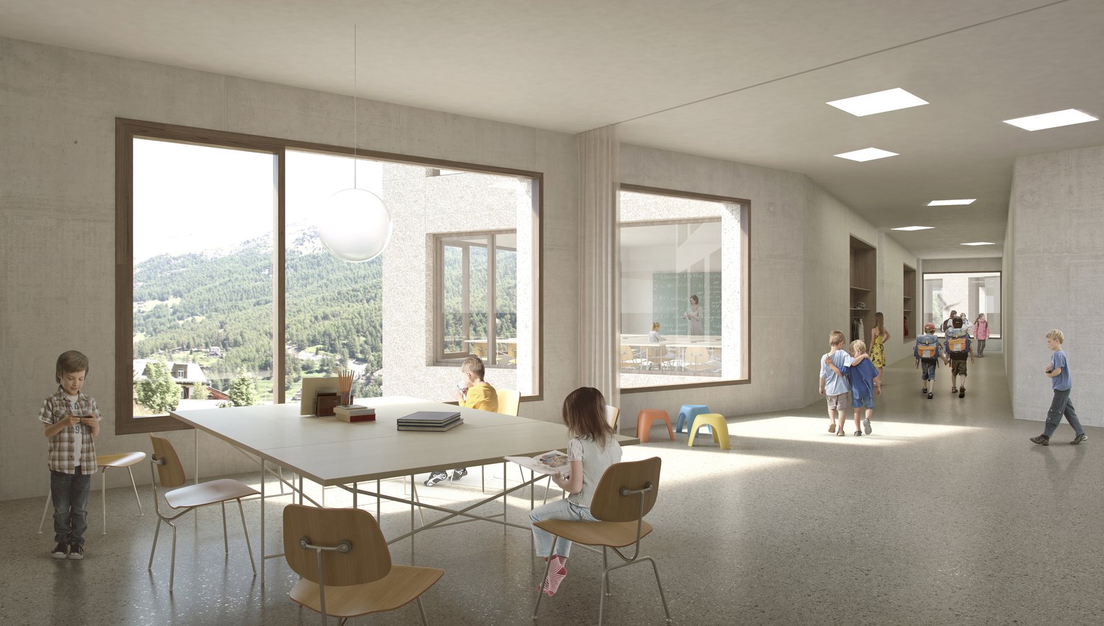 mlzd_swz_Schulhaus_Zermatt_Neubau_Vis_Innen