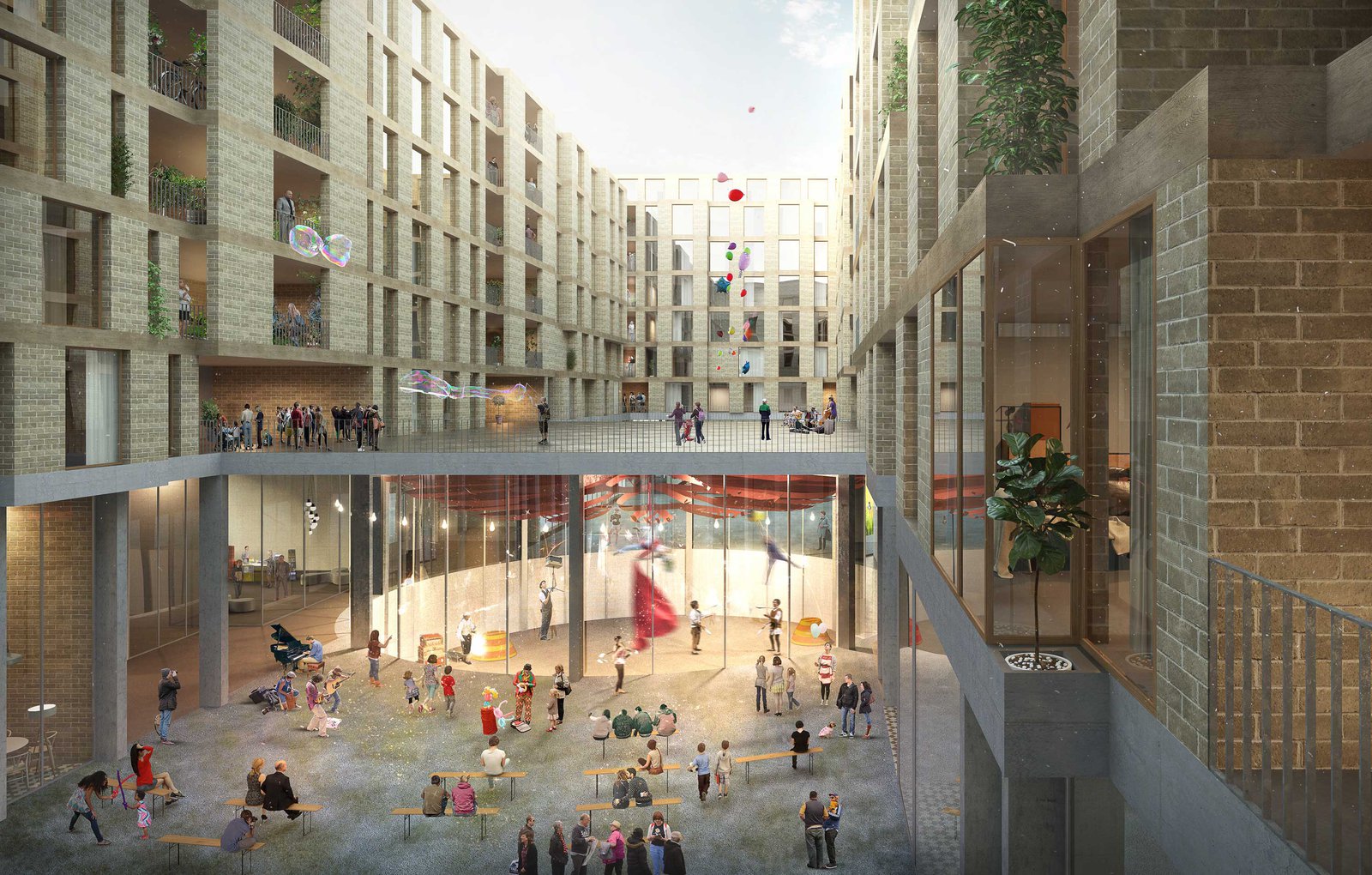 mlzd kaz Koch Areal Zurich Innenhof