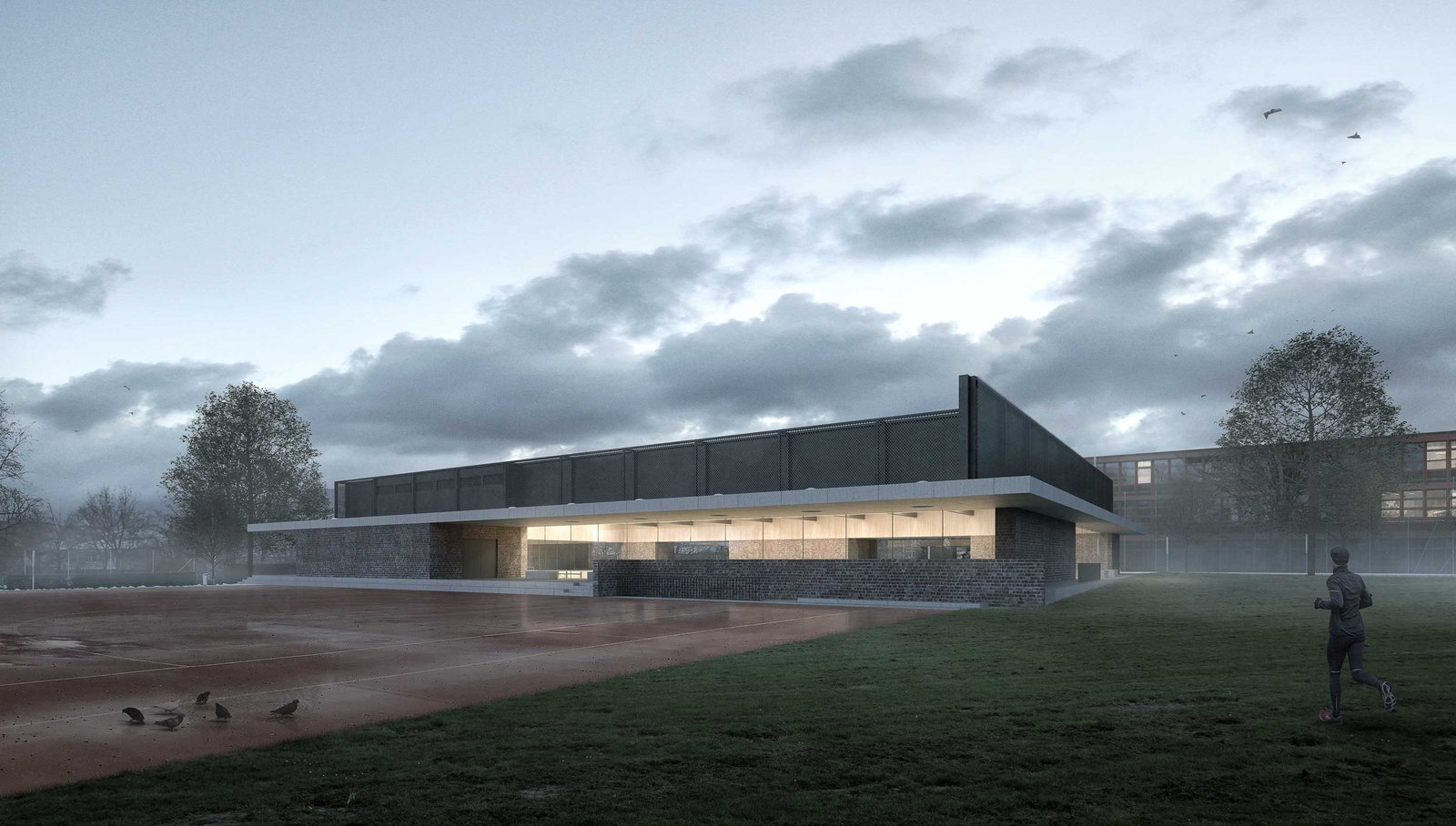 mlzd dsb dreifachturnhalle sternmatt baar aussen