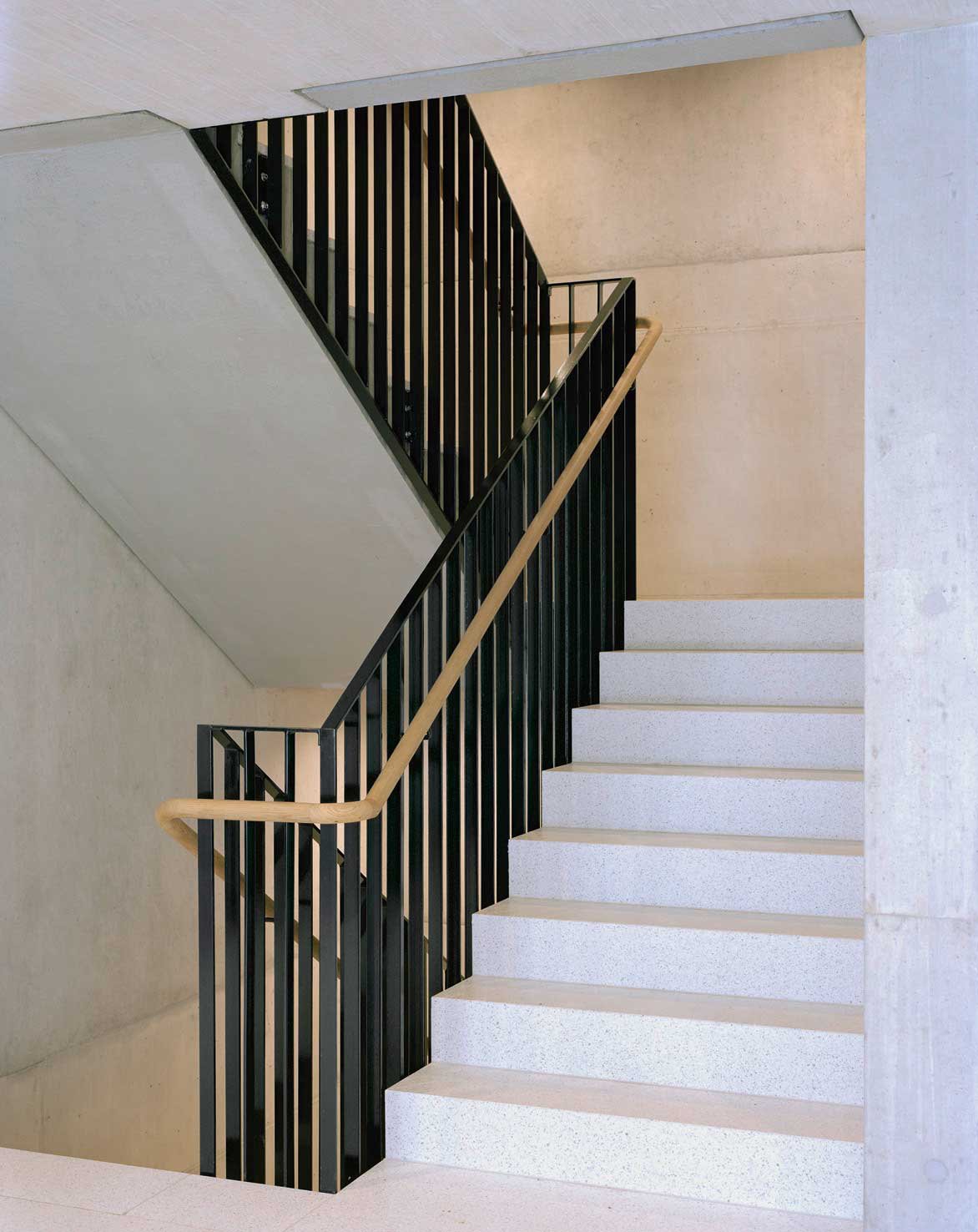 mlzd koa Neubau Kochermatte Treppenhaus