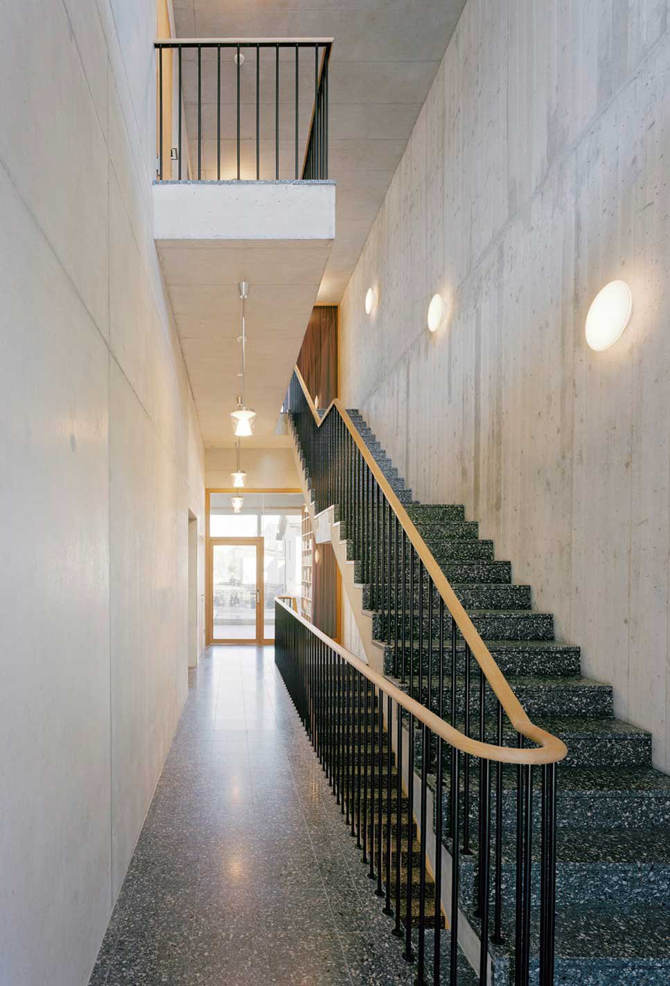 mlzd koa Neubau Kochermatte Treppenhaus