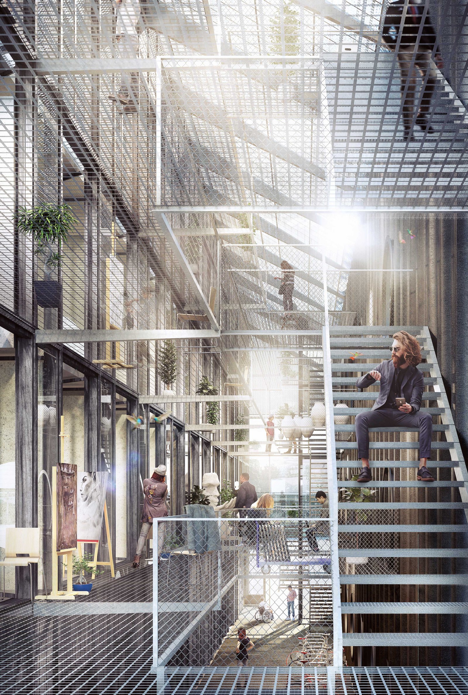 mlzd nka Neubau Kiff Aarau innen