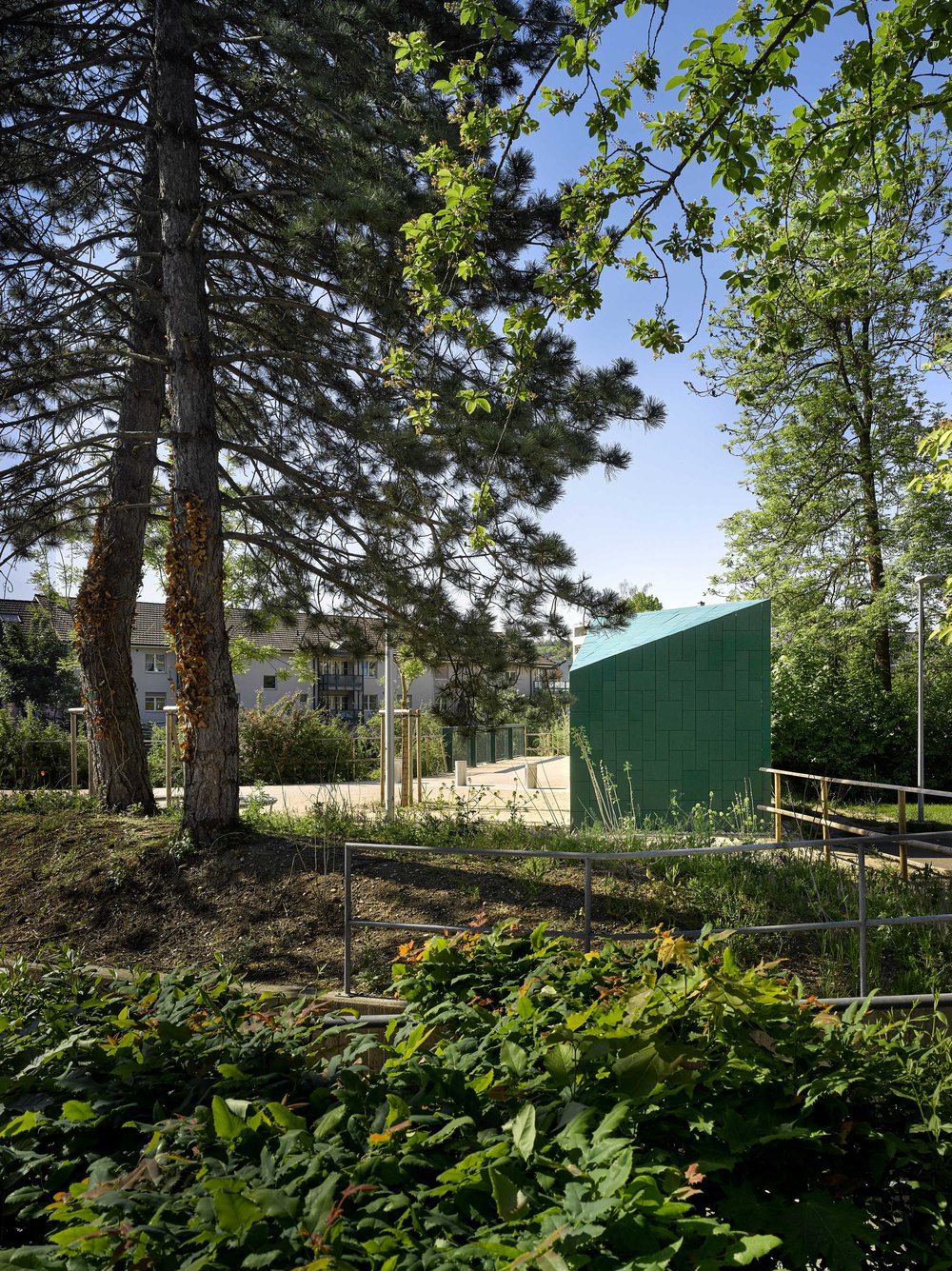 PARKGESTALTUNG HOCHBAUTEN GYGAXAREAL BIEL, Neubau