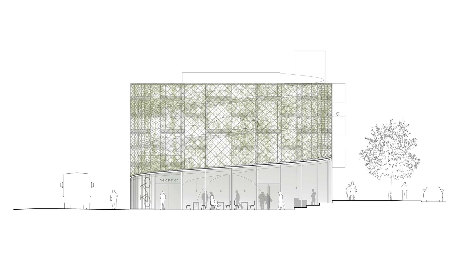 mlzd phk Parkhaus Hafenbahnhof Kreuzlingen Ansicht