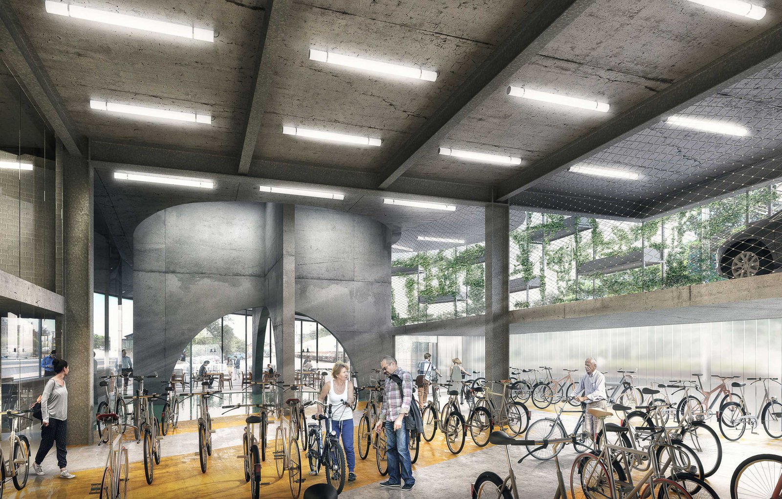 mlzd phk Parkhaus Hafenbahnhof Kreuzlingen Halle