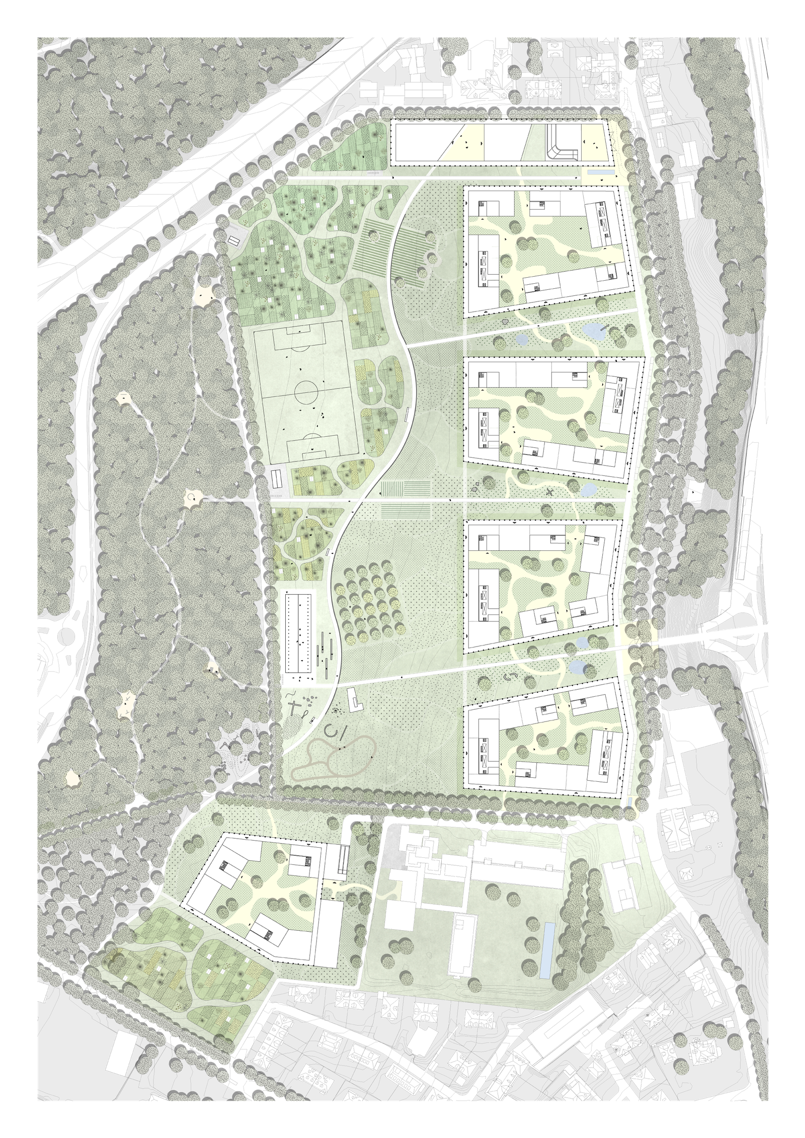 mlzd vfb Viererfeld Bern Situationsplan
