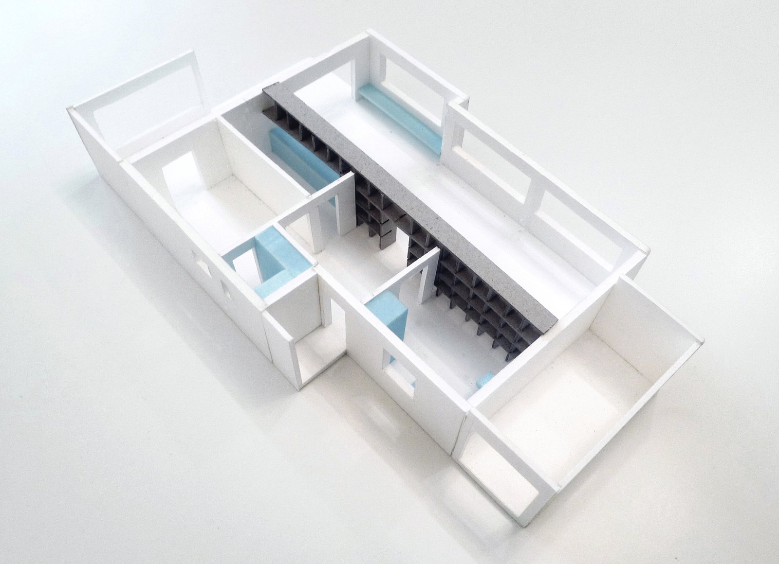 mlzd hbm Wohnhaus Brechbühl Mörigen - Modell