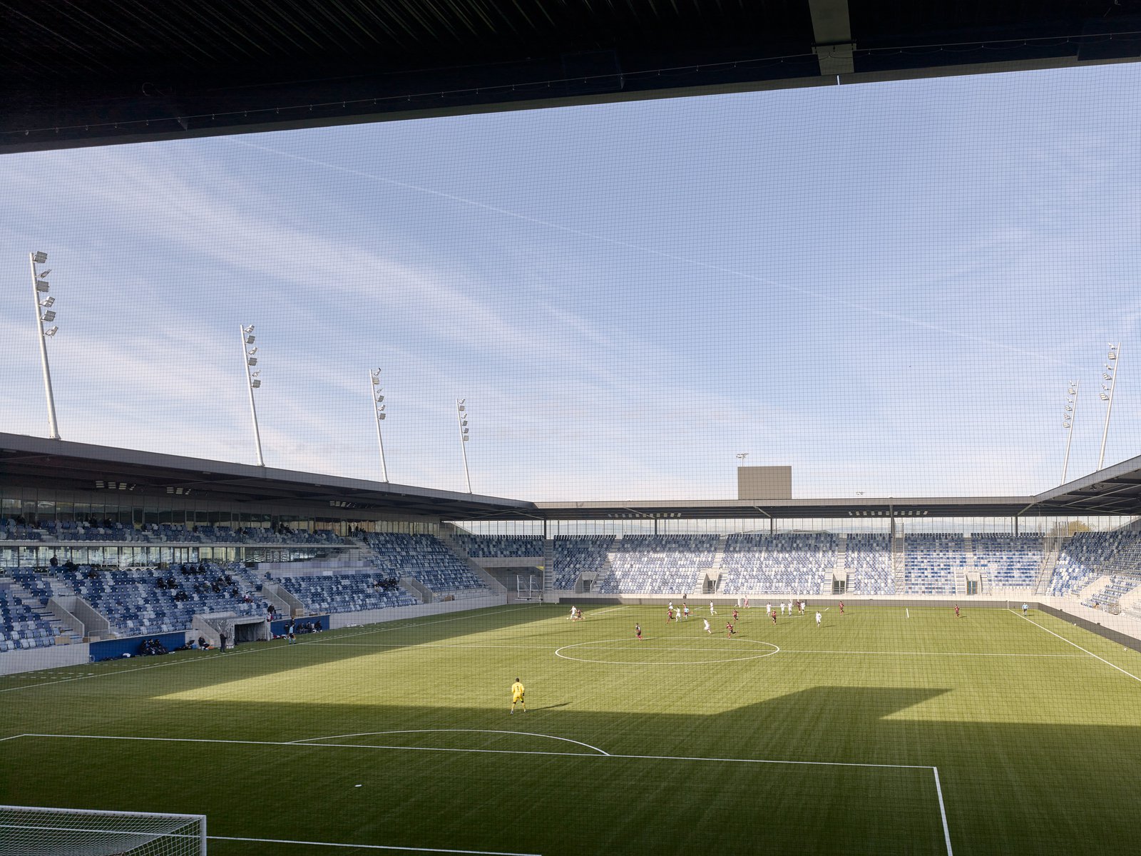 mlzd sfl Neubau Fussballstadion Lausanne Innenraum