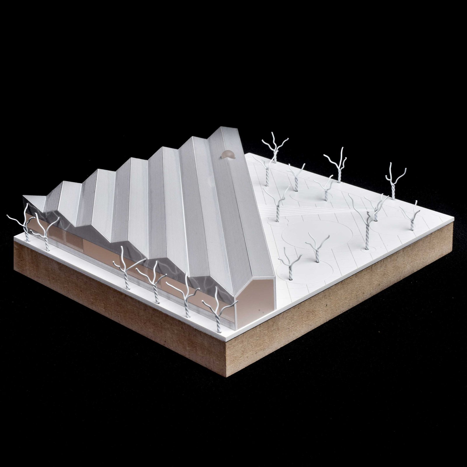 mlzd sml Schwimmhalle Leipzig Modell