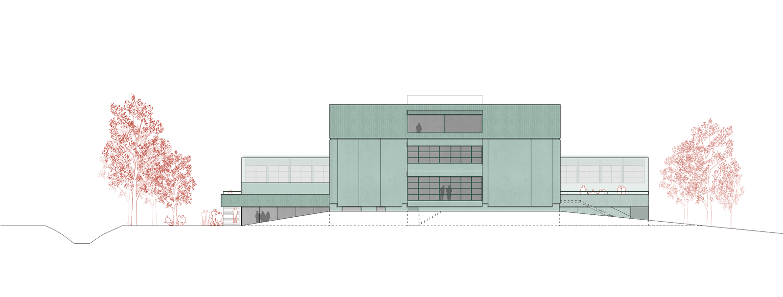 Schulanlage Schützenmatt Ansicht Nord