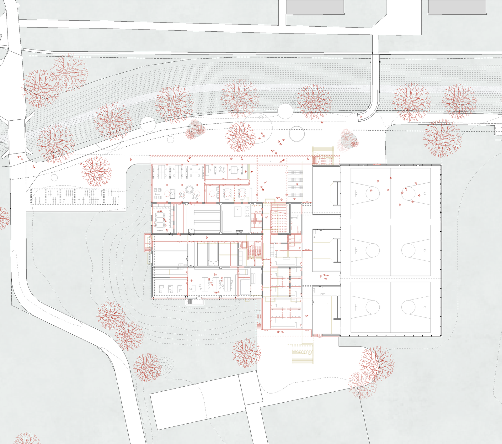 Schulanlage Schützenmatt Untergeschoss
