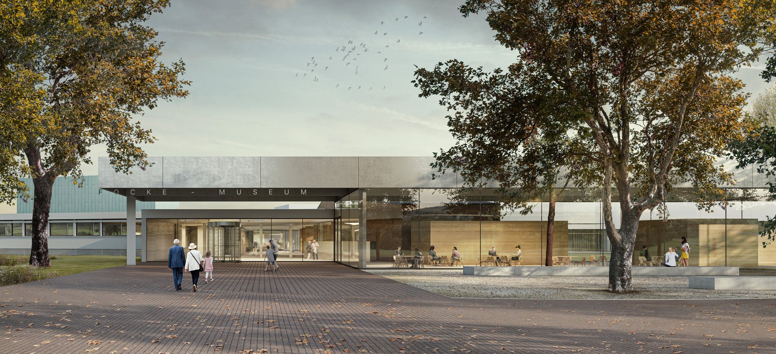 :mlzd, Wettbewerb Focke-Museum Bremen, Aussen