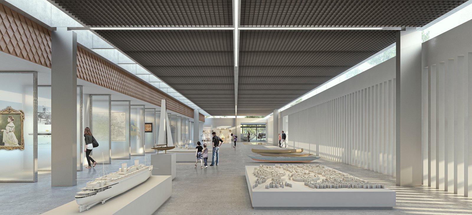 :mlzd, Wettbewerb Focke-Museum Bremen, Innen