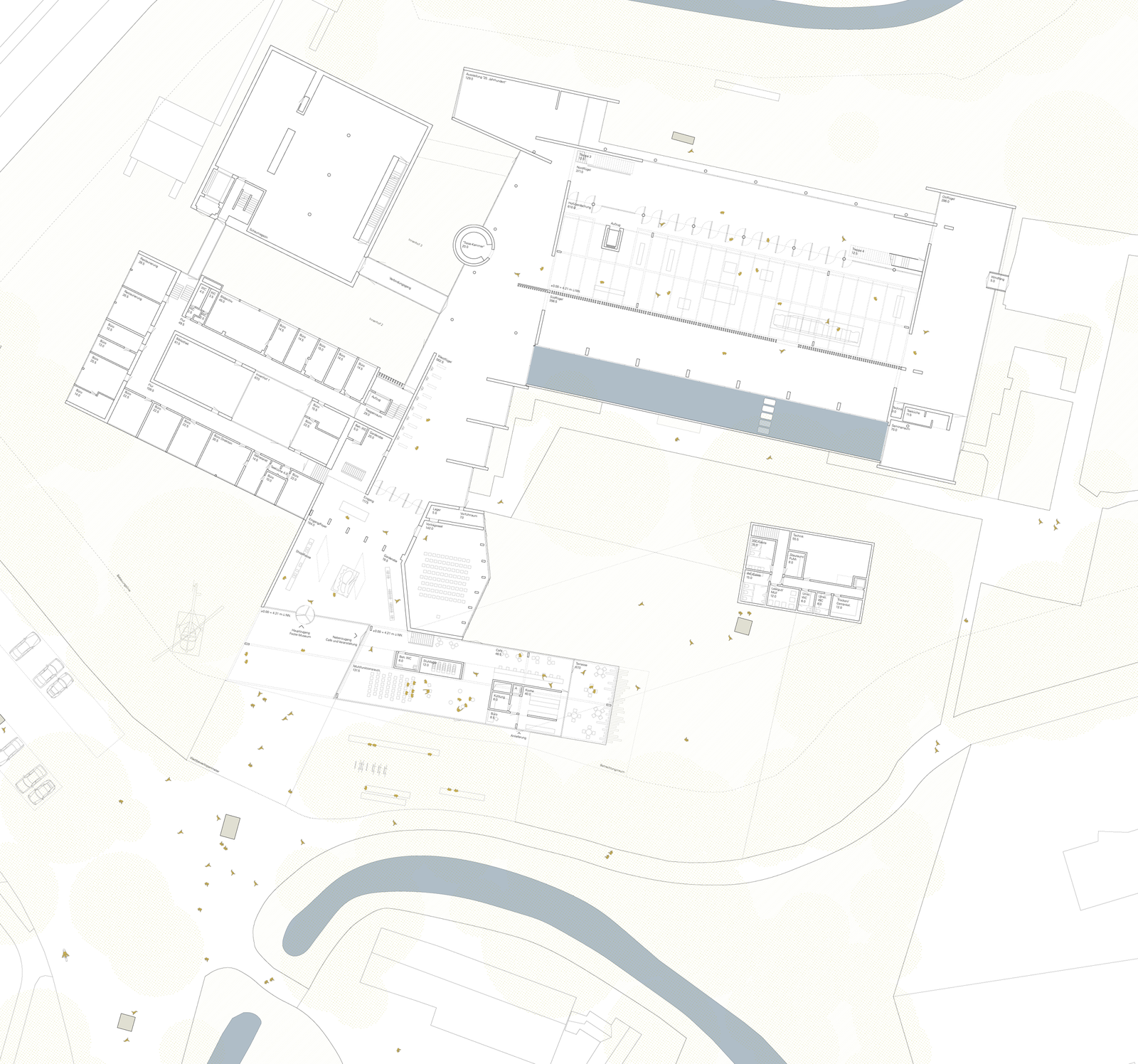 :mlzd, Wettbewerb Focke-Museum Bremen, Modell