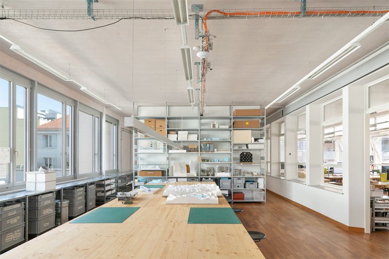 uab_Umbau Alleestrasse Biel, Modellbauraum