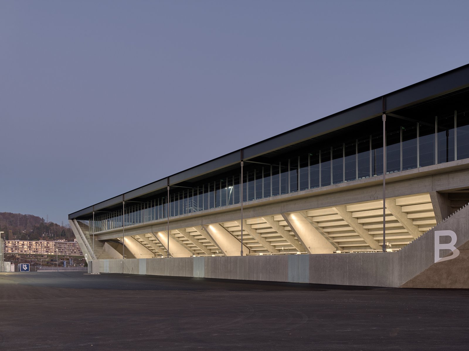 mlzd sfl Neubau Fussballstadion Lausanne Aussen