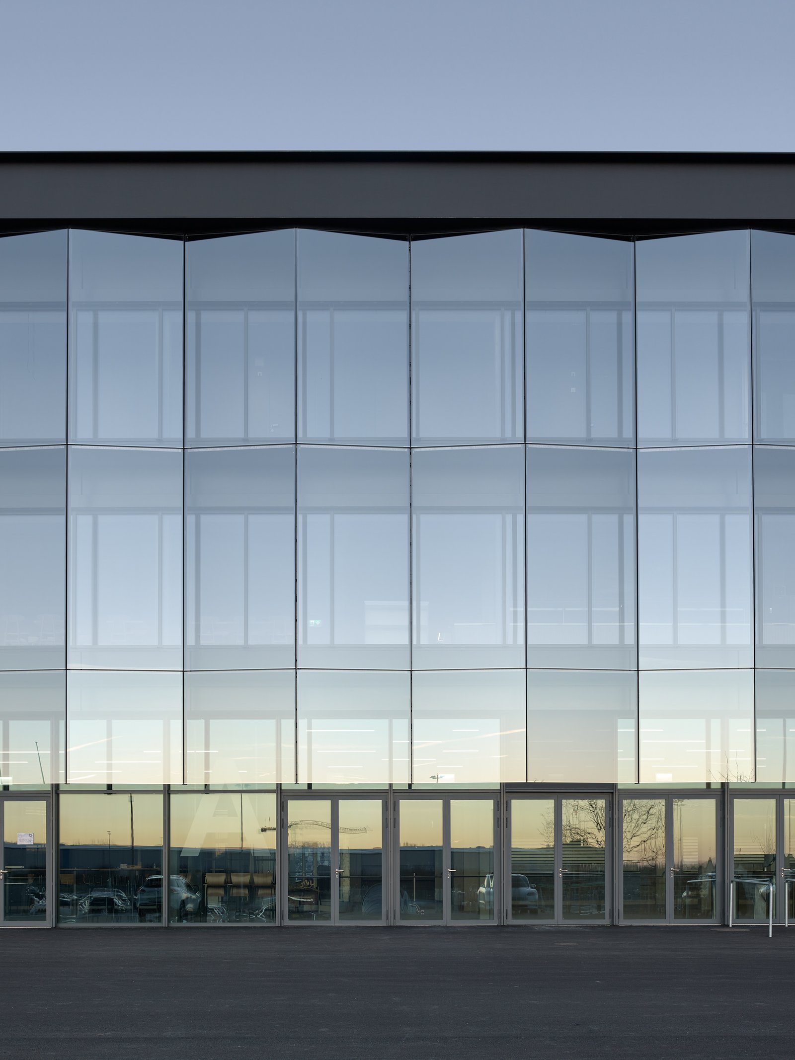 mlzd sfl Neubau Fussballstadion Lausanne Fassade
