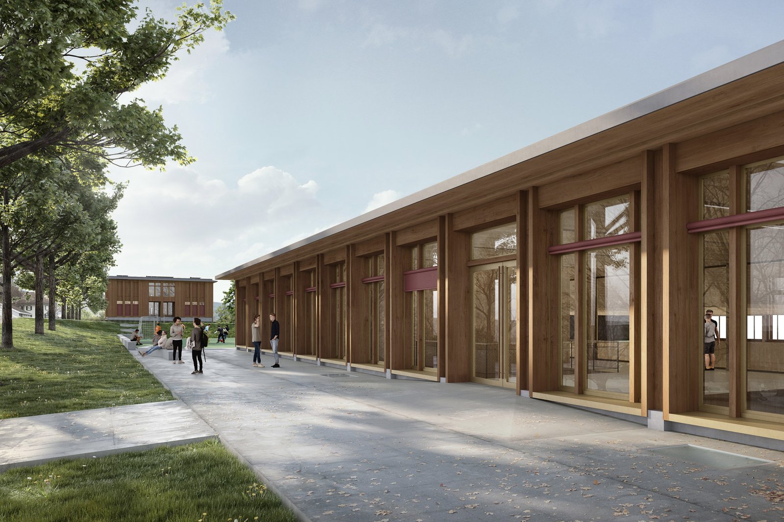 :mlzd Erweiterung Gymnasium Hofwil Visualisierung