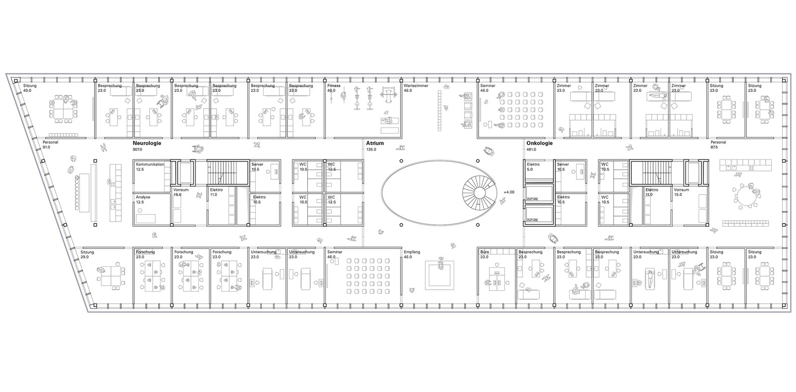 :mlzd - msb maison de la santé - Grundriss