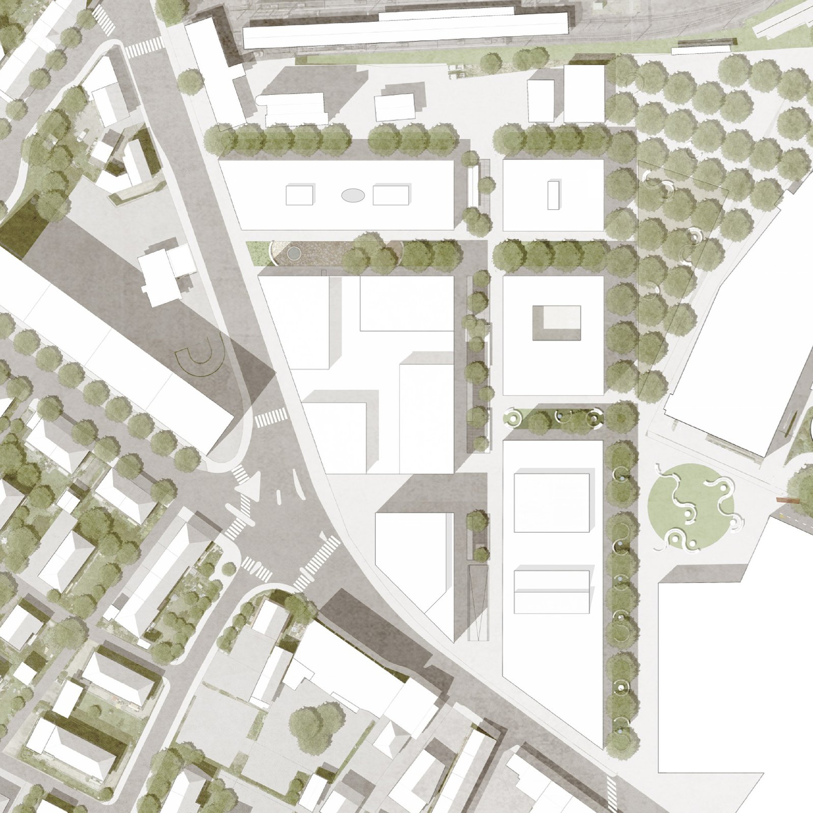 :mlzd - msb maison de la santé - Situationsplan
