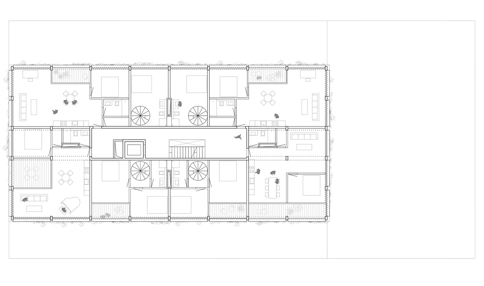 :mlzd - bsl wohnhochhaus - Grundriss