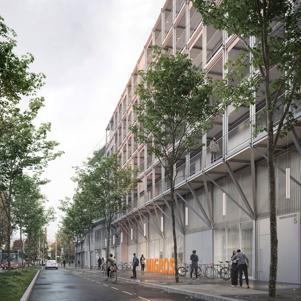 ENTWICKLUNG MIGROS MADRETSCH, Bauen im Bestand