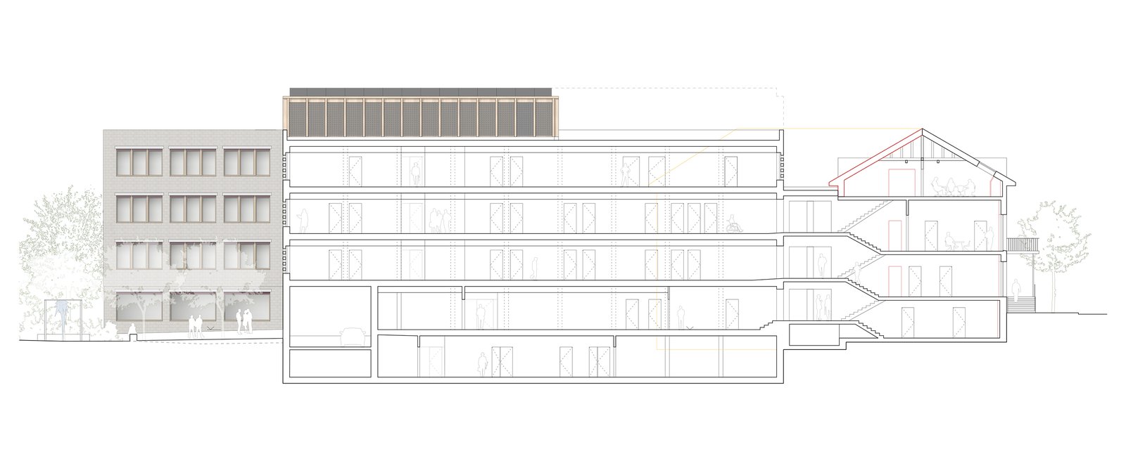 :mlzd - evk verwaltungsliegenschaften - schnitt