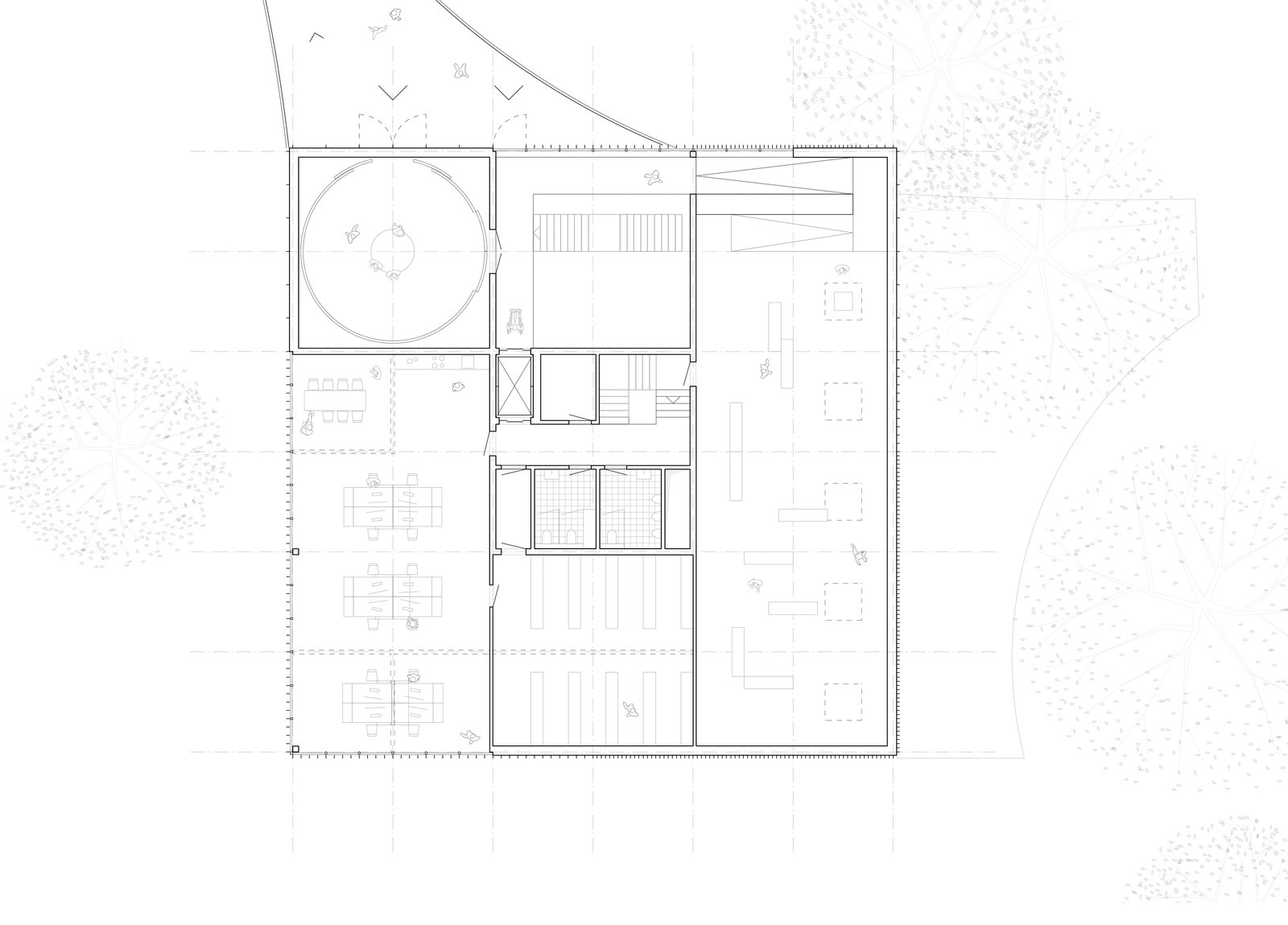 :mlzd - fzm fischzentrum  - grundriss