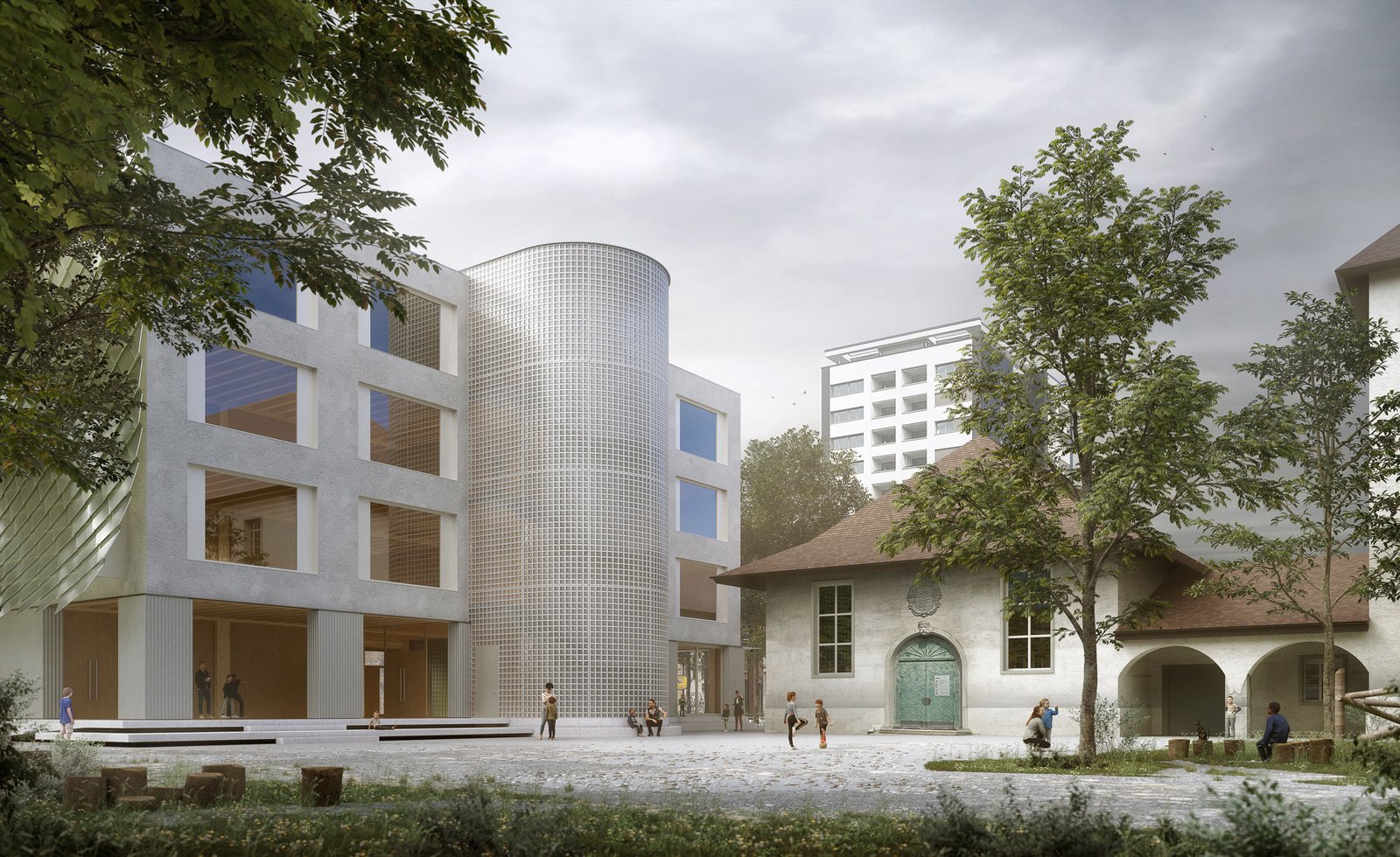 :mlzd - sbb volksschule breitfeld - visualisierung