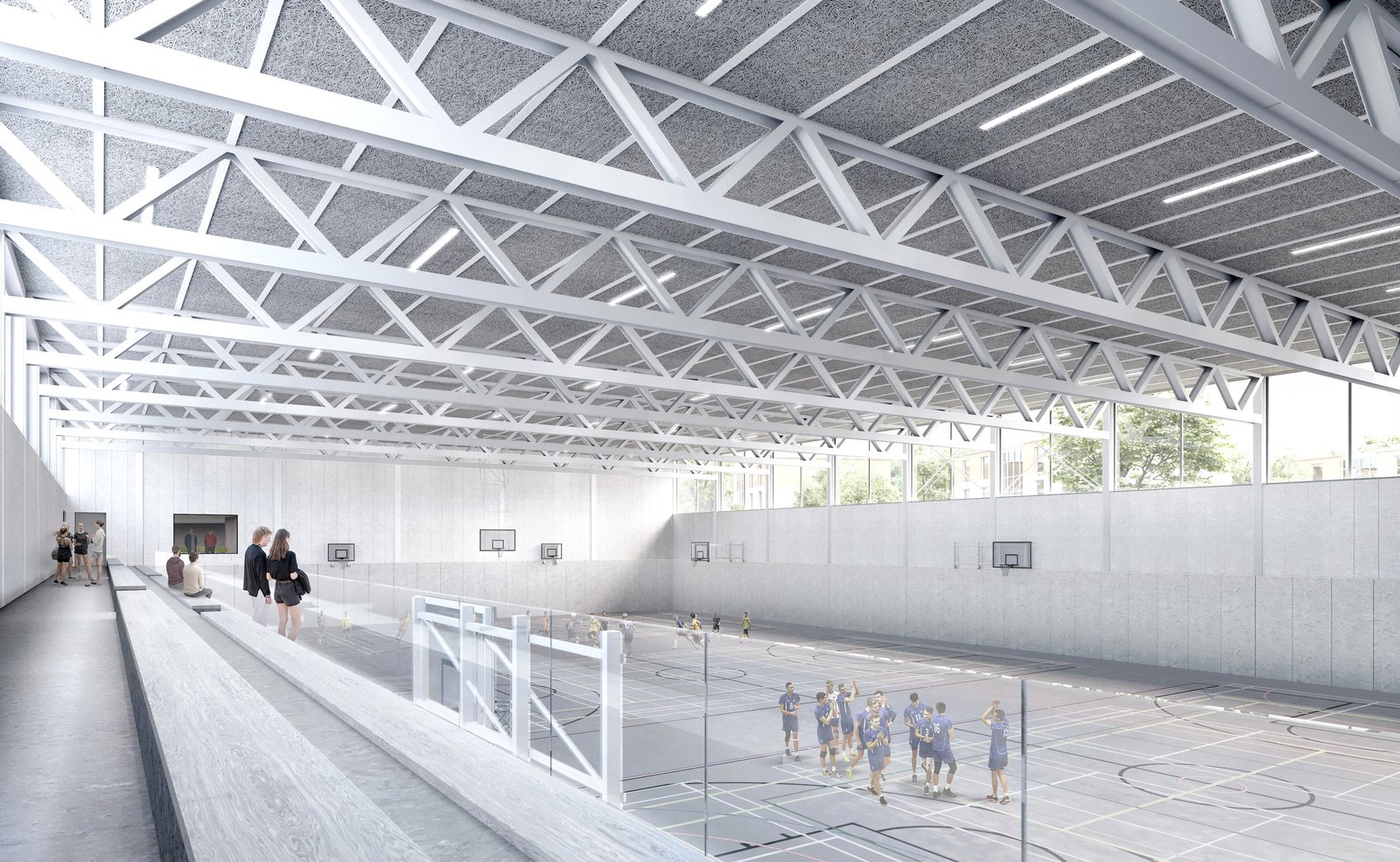 :mlzd - sgg sporthalle gländ - visualisierung