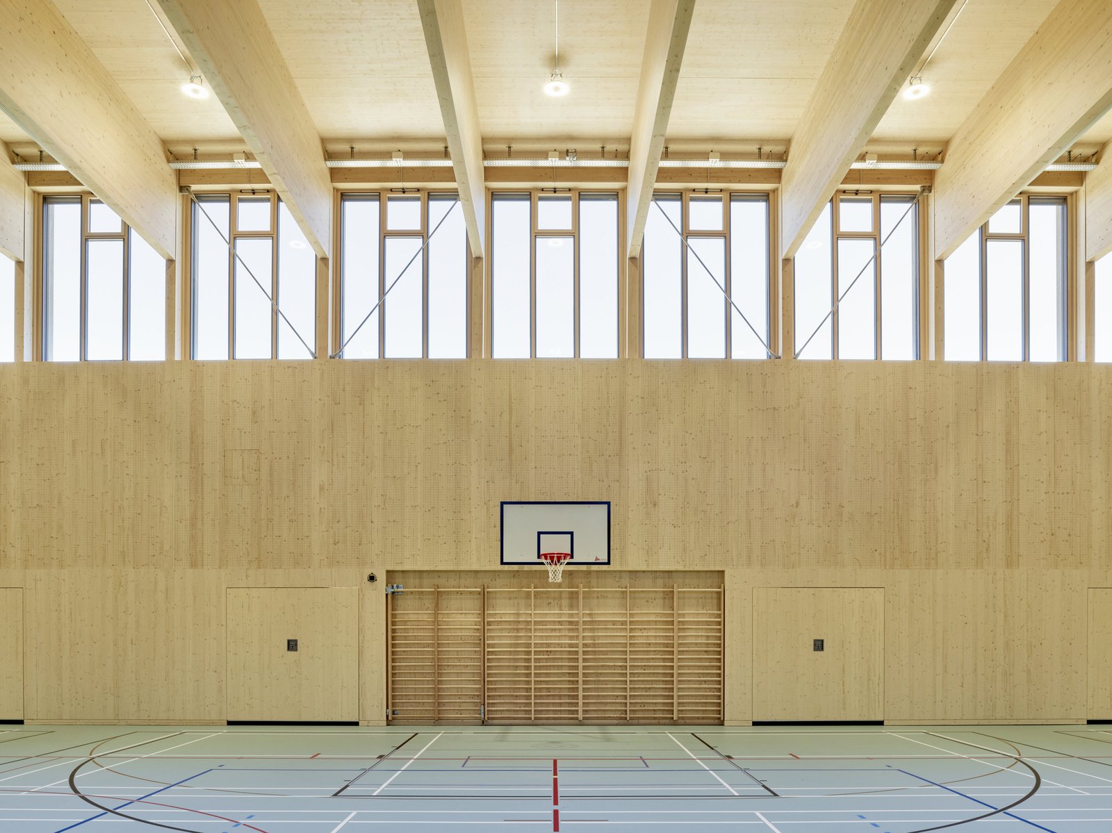 :mlzd Erweiterung Gymnasium Hofwil Turnhalle