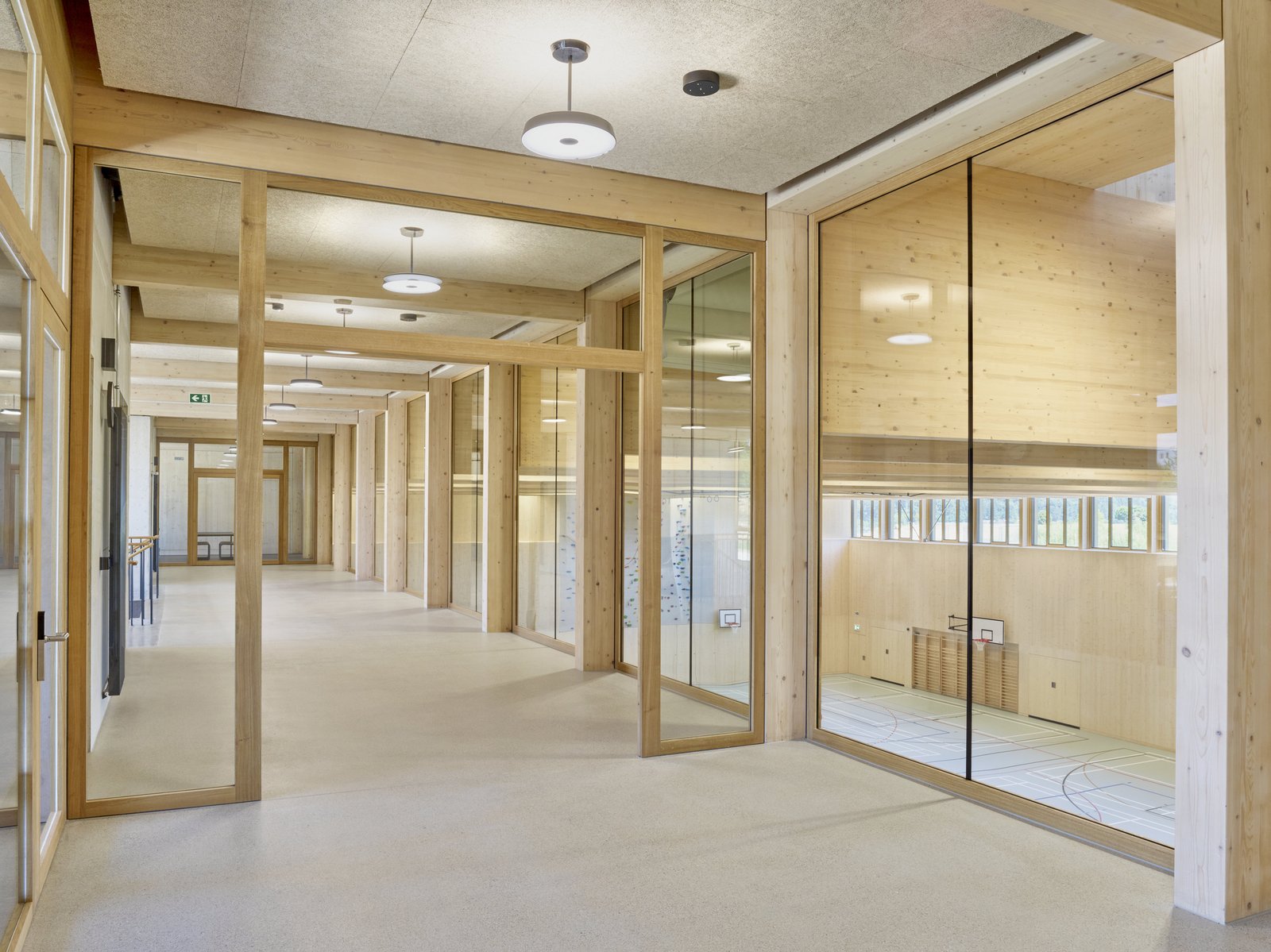 :mlzd Erweiterung Gymnasium Hofwil Turnhalle